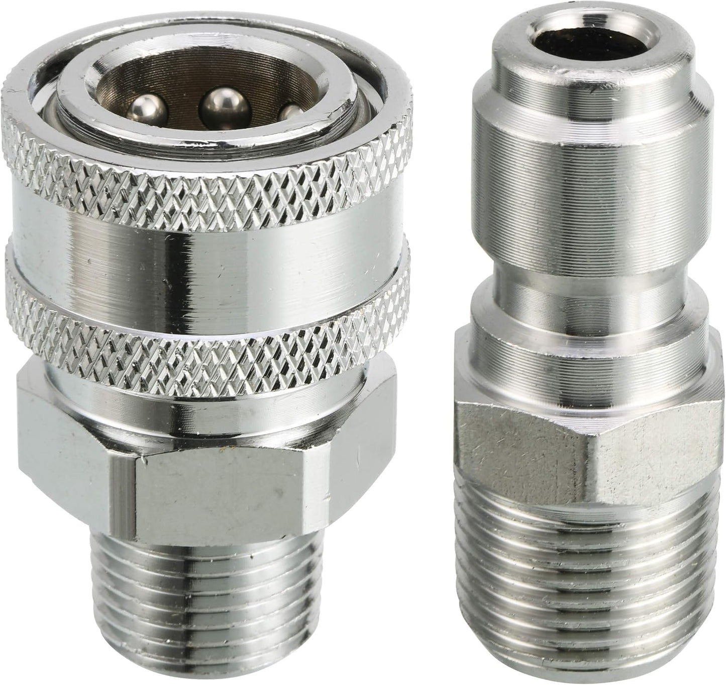Set adaptadores lavadora presión 3/8" 5000PSI