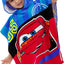 Poncho para niño Cars rojo talla única