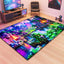 Alfombra bloques cúbicos lavable para niños dormitorio sala