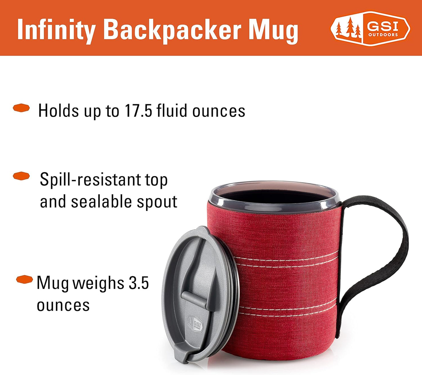 Taza café ligera sin BPA para viajes 17oz