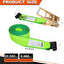 Correas trinquete 4x40pulg pack 4 para remolque 20000lb