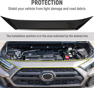 Protector capó delantero RAV4 2019-2025 deflector insectos