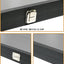 Caja expositora joyas 8.25x7.25" forro espuma bandeja negra