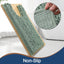 Alfombra baño forma U 24x20pulg felpa antideslizante verde
