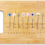 Tabla cortar bambú decoración cristiana boho cocina