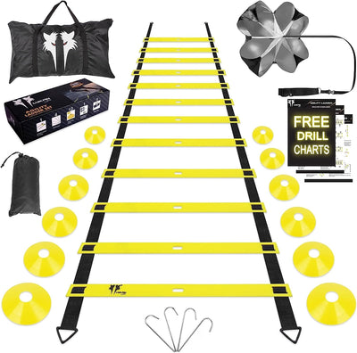 Escalera Agilidad 20ft para Deporte Entrenamiento Velocidad