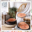 24 Tapetes Circulares 13.78pulg Madera Suave Preescolar