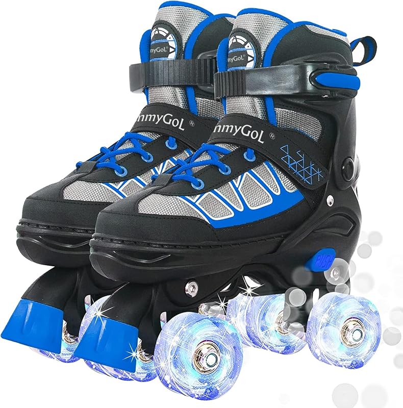 Patines para niños ajustables con ruedas iluminadas 6-12