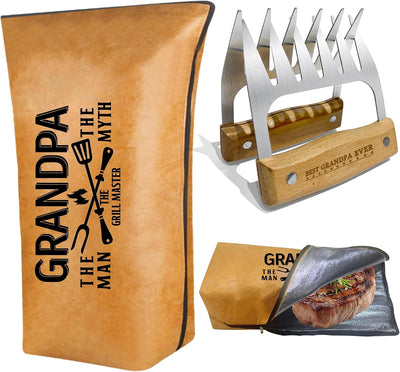 Manta barbacoa con garras para carne y bolsa de reposo