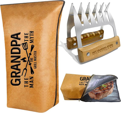 Manta barbacoa con garras para carne y bolsa de reposo