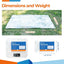 4 Mantas Térmicas Mylar 84x52pulg Reutilizables