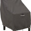 Cobertor silla alta para patio funda tela gris resistente