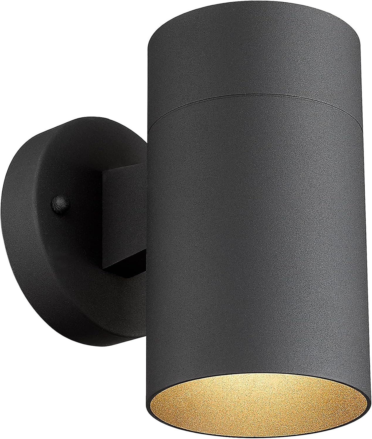 Lámpara pared exterior negro mate para porche garaje
