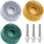 3 Discos Cerdas 2pulg 50-120# con Vástago 1/4pulg para Metal