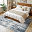 Alfombra 5x7ft sala estudio moderna lavable antiderrap
