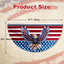 Bandera EE.UU. 2x4ft set 6 Banderines 250 aniversario