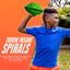 Bolas fútbol agarre espiral Spacelace patentado con bomba