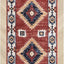 Alfombra pasillo escalera 26pulg x 7ft rojo tradicional