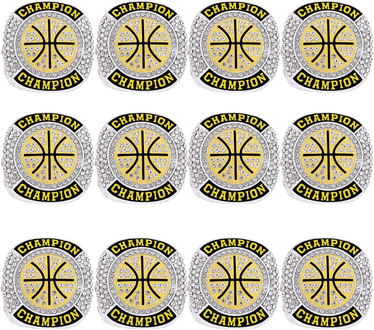 Anillo campeonato baloncesto tamaño 7-14 coleccionable
