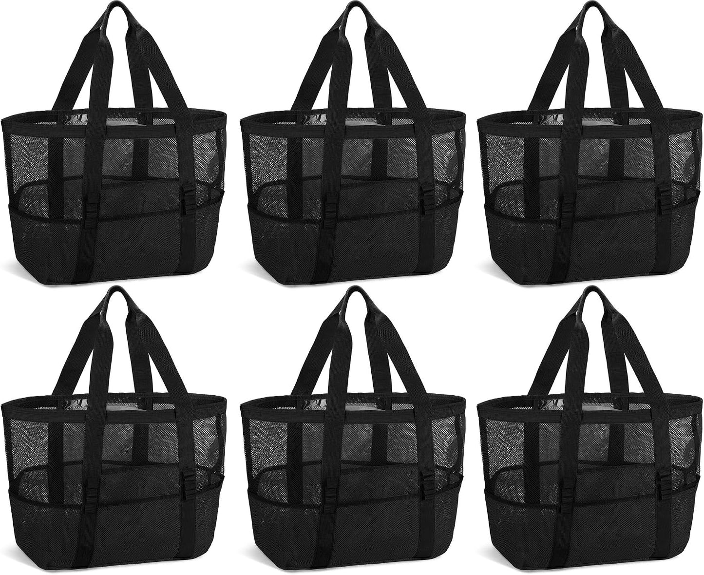 Bolsas playa grandes con cremallera 8 bolsillos impermeable