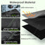 4 fundas muebles patio impermeables tela Oxford 420D negro