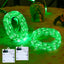 Luces hadas verdes 16.4pulg 50led temporizador