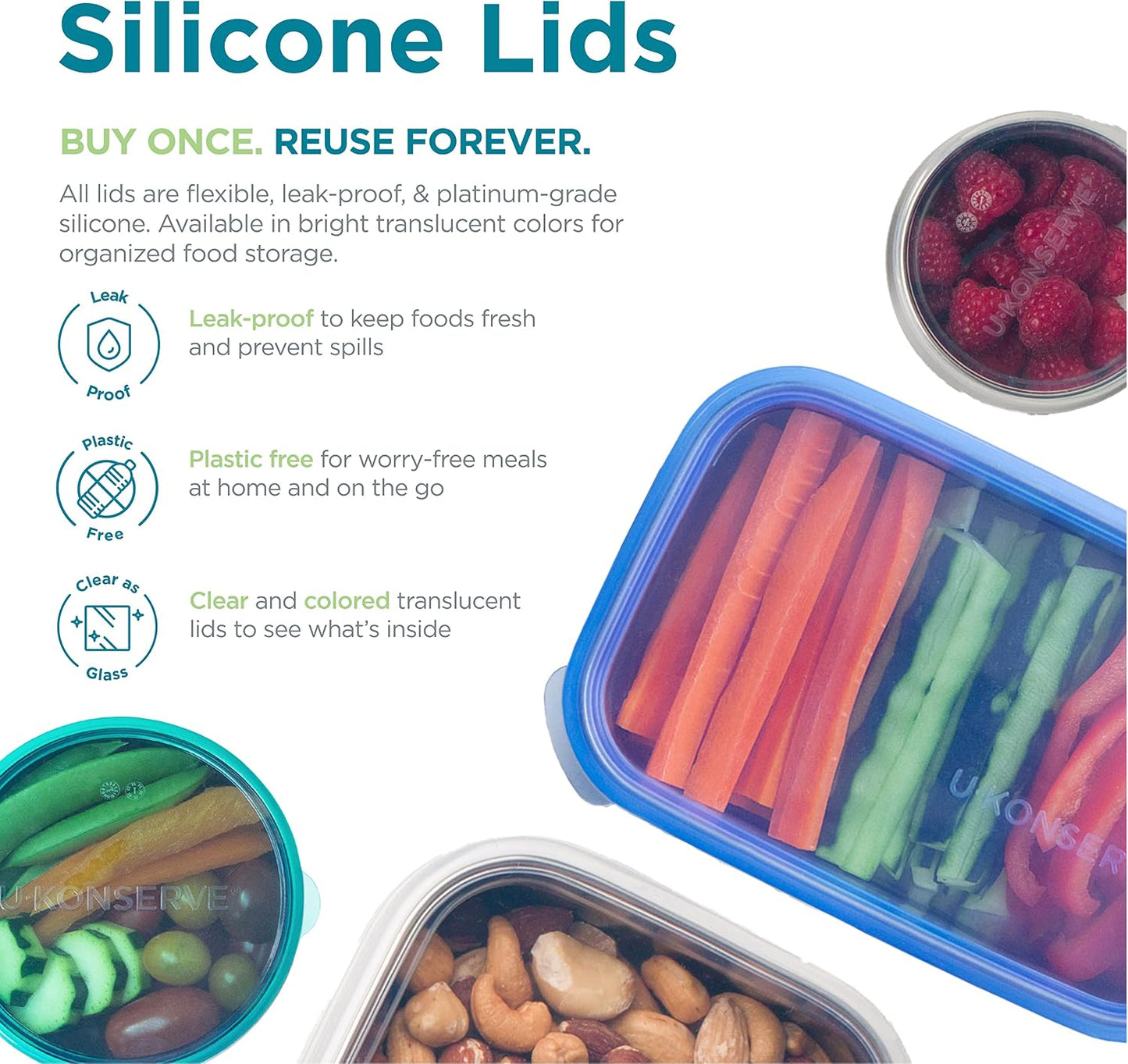 Envase acero inox redondo con tapa silicona 16oz