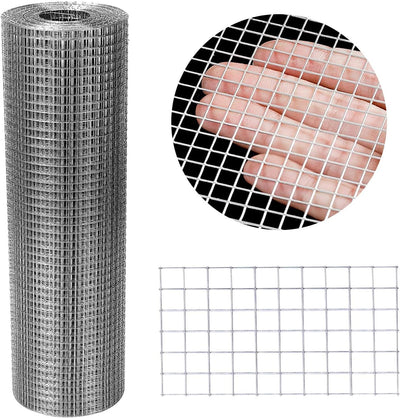 Rollo malla alambre galvanizado 12x20pulg 23GA para gallinero