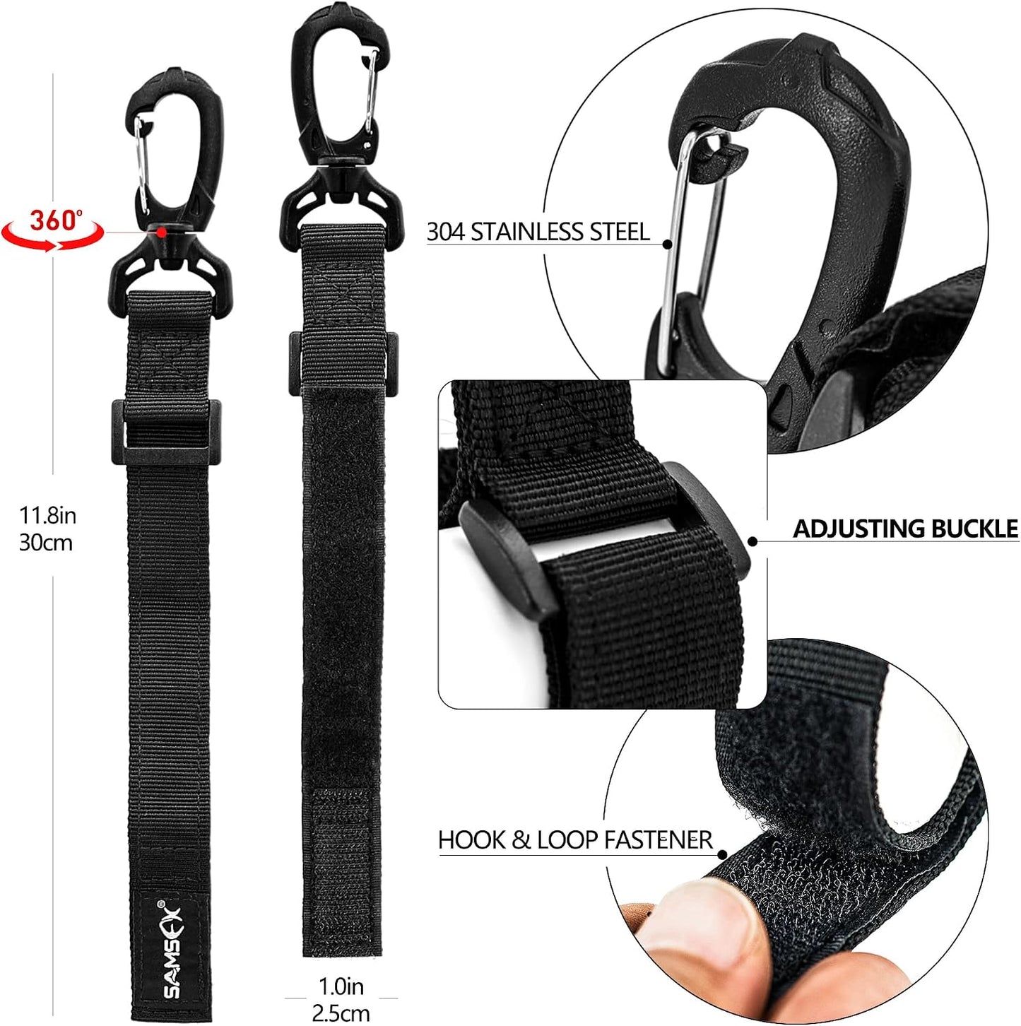 Soporte ajustable para remo kayak 4unid en pack