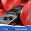 Cubierta consola central Dodge Challenger 15-24 fibra carbono