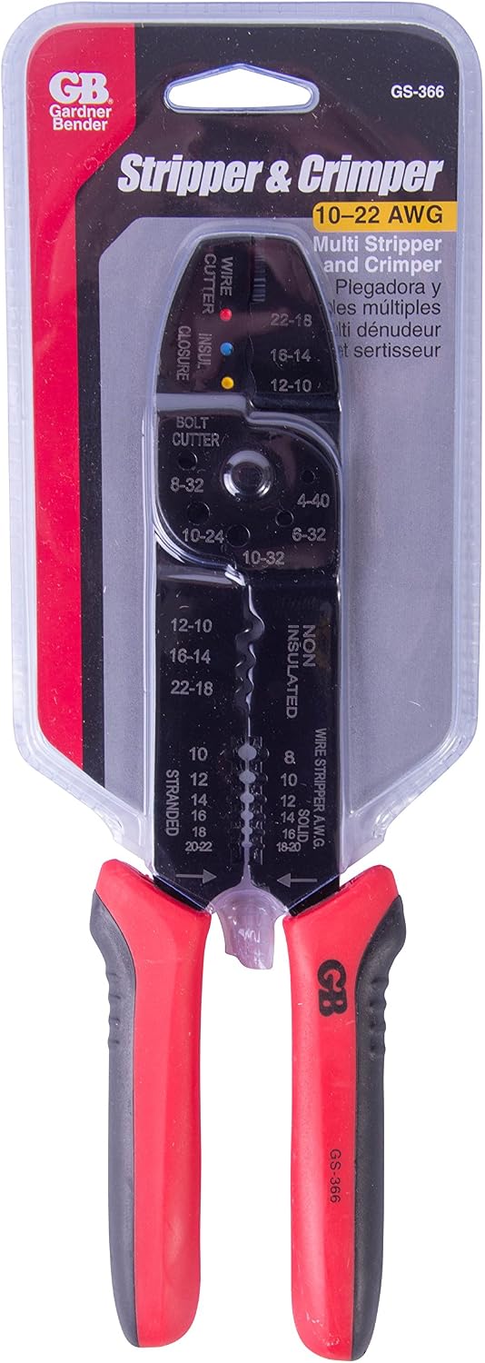 Crimpadora eléctrica y pelacables GS-366