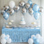 4 Faldas Mesa Azul Claro 29x108pulg Oropel Flecos