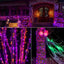 Luces Halloween naranja y morada 240 LED 95ft