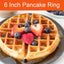 4 Pack Anillos Panqueques 6pulg Antiadherente Acero Inox