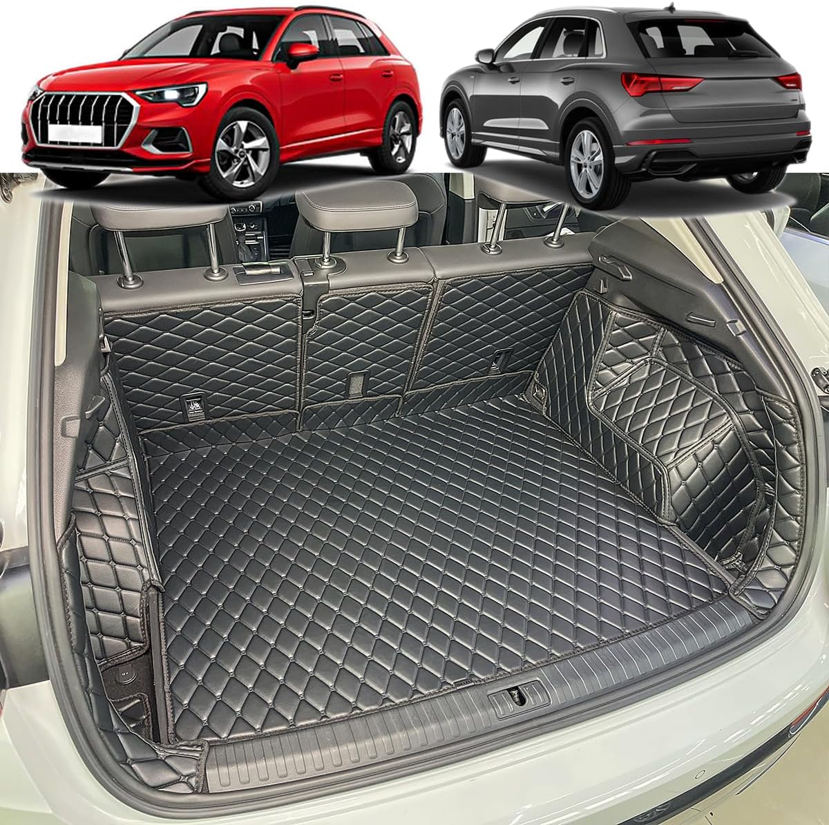 Alfombrilla carga Audi Q3 18-24 con paneles traseros