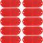 10 Pack Reflectores Rojos Autoadhesivos para Remolques