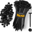 100 Hebillas Nailon Universal para Ataduras Cables Resistentes UV
