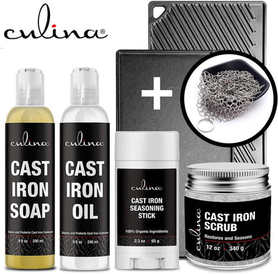 Barra condimentos hierro fundido exfoliante acero inox