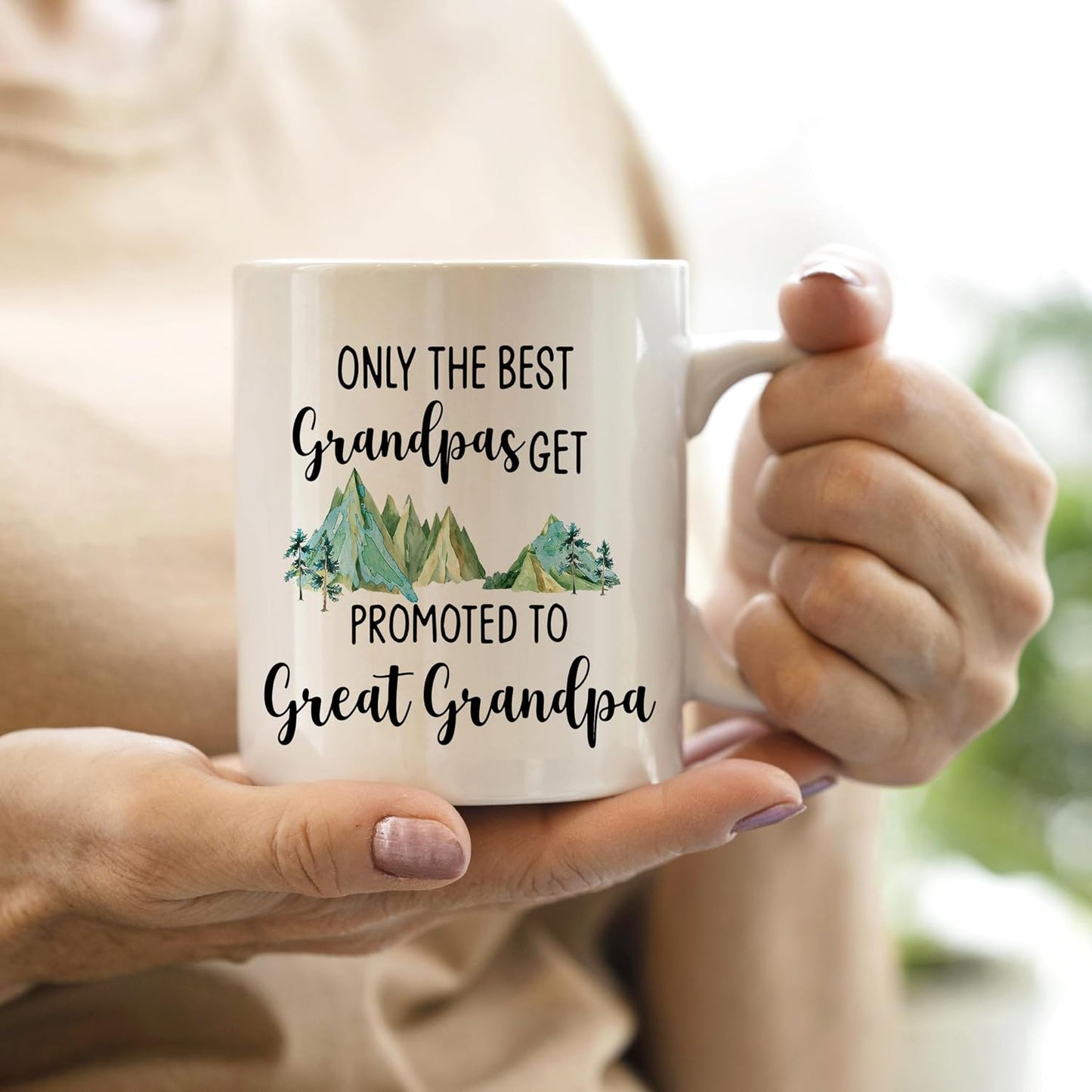 Taza café regalo gran abuelo día padre navidad