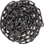 Cadena seguridad plástico negro 2x10ft resistente UV