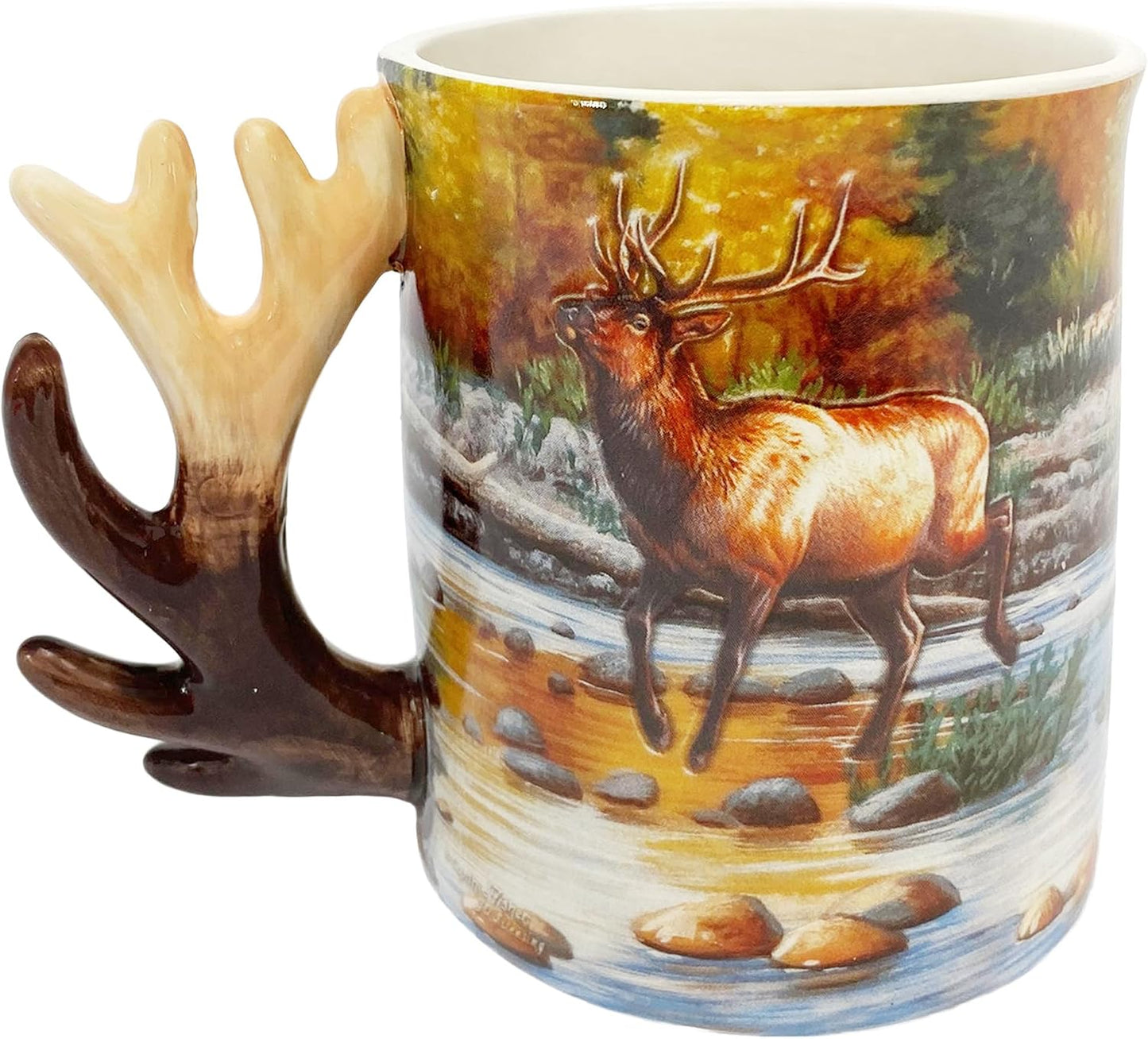 Taza cerámica 3D con asa 15oz para café expreso y té