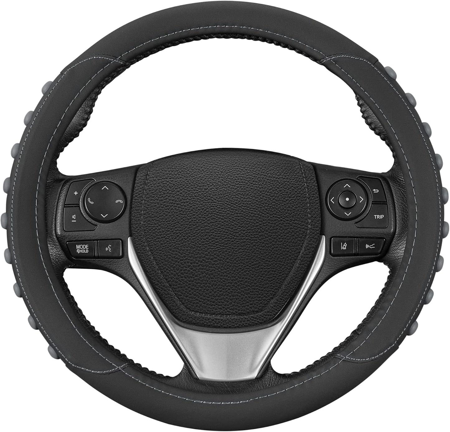 Funda volante gris 15" para auto camión SUV