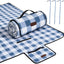 Manta Picnic Gingham 80x80pulg Impermeable para Playa