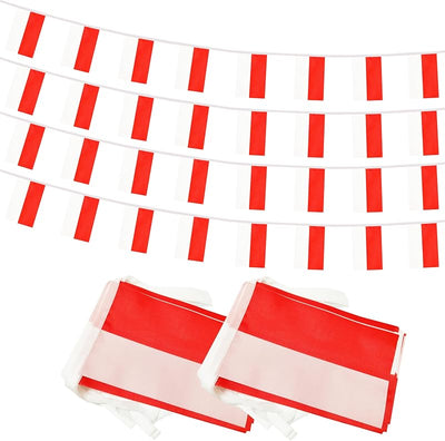 Bandera cuerda Indonesia 100ft 76 banderas eventos deportivos