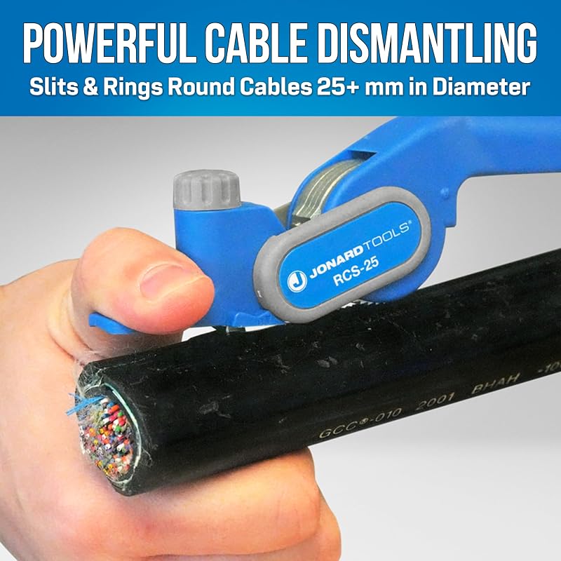 Cortadora trinquete RCS-25 cables ajustable