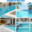 Rollo piscina 60ft bloqueo cuentas azul
