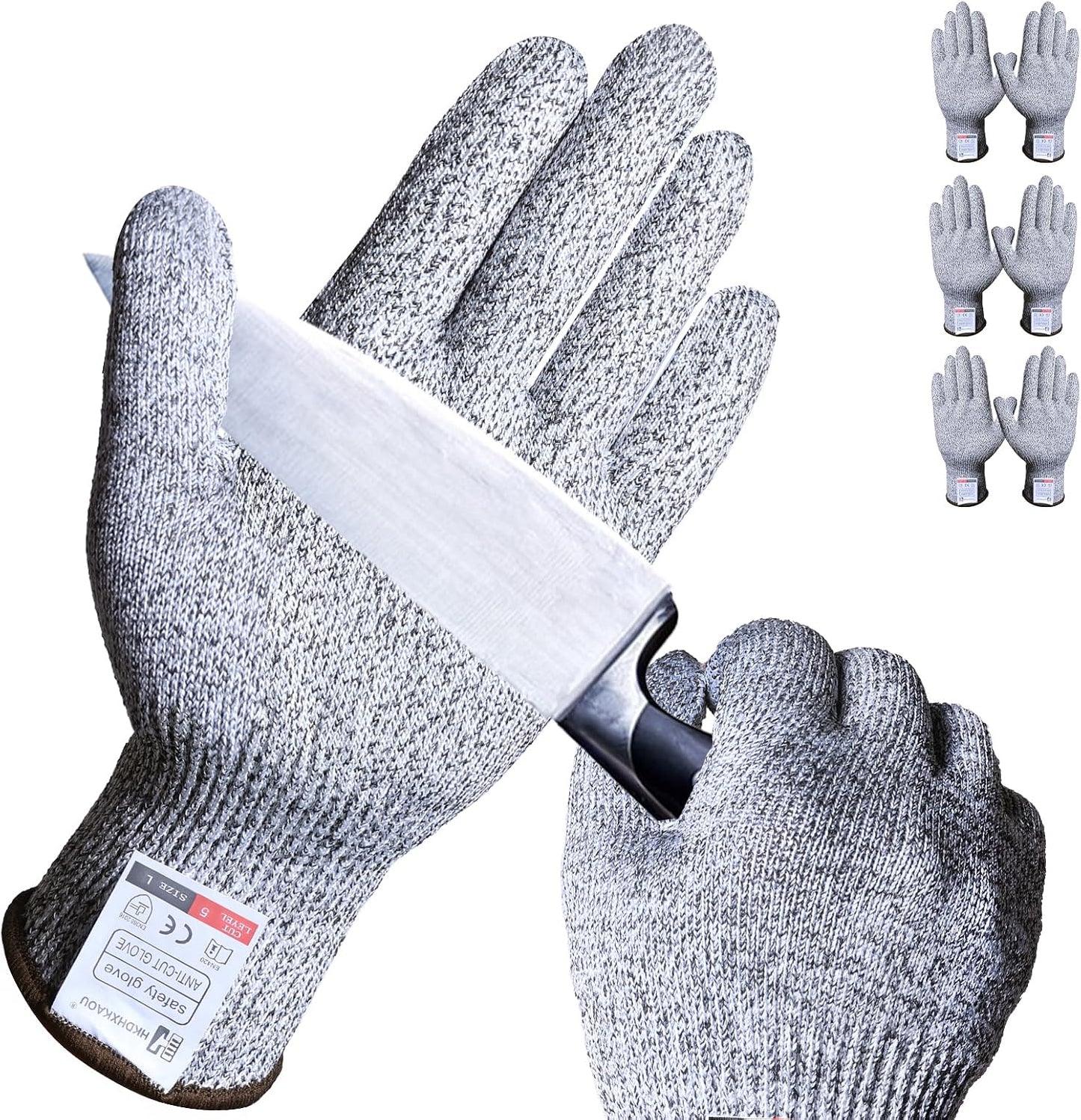 3 Pzas Guantes Resistentes Cortes Chef Mandolina