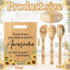 Set 6 Tablas Cortar Bambú Girasol Regalo Mujer