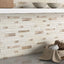 Adhesivos mosaico salpicadero cocina baño 10 hojas beige