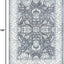Alfombra lavable 4x6ft para dormitorio sala comedor